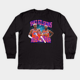 Shai Gilgeous-Alexander Kids Long Sleeve T-Shirt